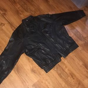 Leather Jacket (black -pre loved)